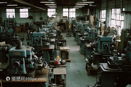 機械車間的大型設備